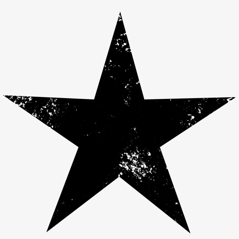Free Download - Grunge Star Png, transparent png download