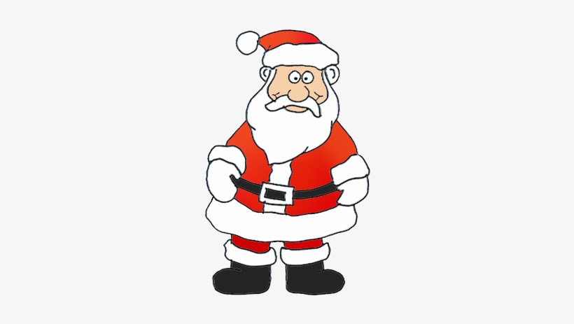 Funny Santa Png, Santa As A Christmas Candle Png - Christmas Day, transparent png download