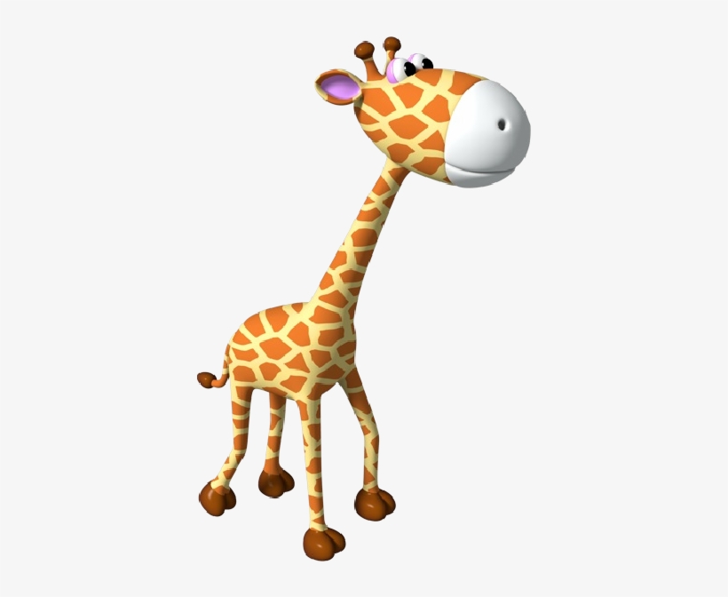 Simple Giraffe Outline Cute Giraffe Clipart Applique - Giraffe Clipart Transparent Background, transparent png download