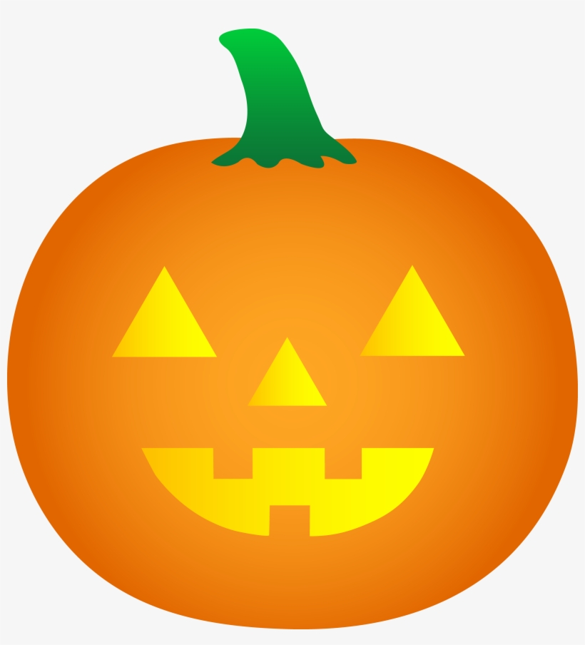 Happy Pumpkin Png Image - Jack-o'-lantern, transparent png download