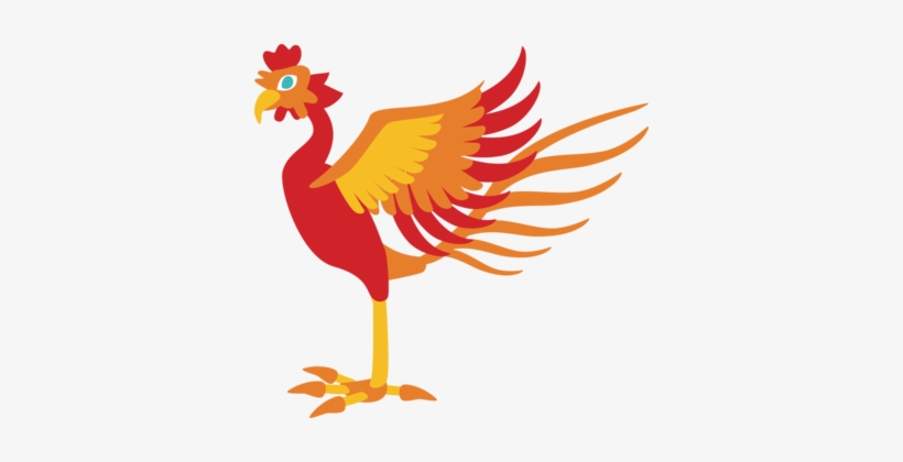 Flag Of Phoenix Fenghuang Public Domain Drawing - Phoenix, transparent png download