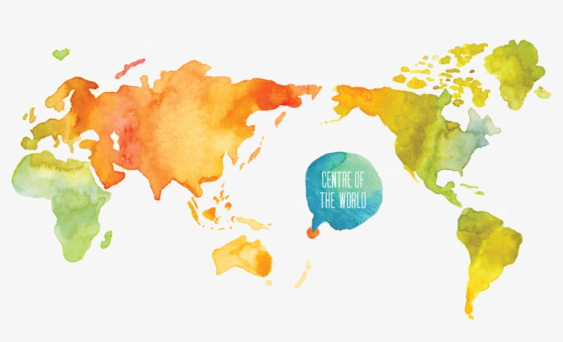 Gr Group - Creative World Map, transparent png download