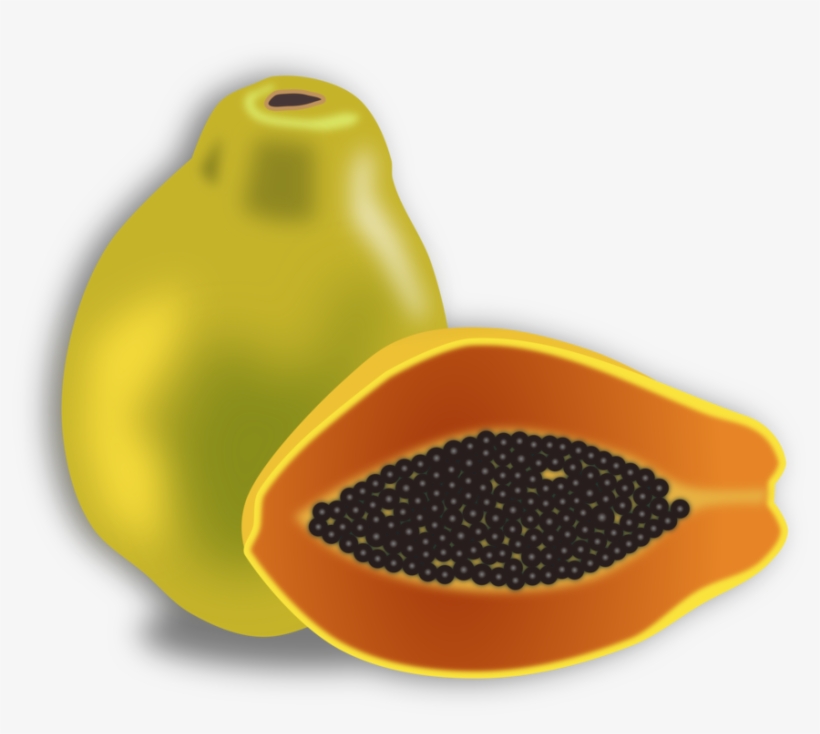 Papaya Clipart Different Fruit - Clipart Papaya, transparent png download