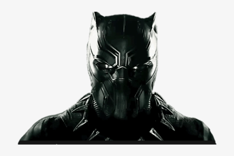 Black Panther Head - Superheroes Black Panther Eating, transparent png download