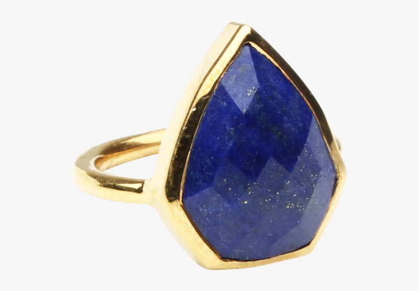 Gold Diamond Shape Bezel Ring, - Bezel, transparent png download