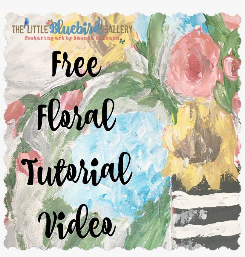 Free Floral Tutorial Video - Watercolor Paint, transparent png download