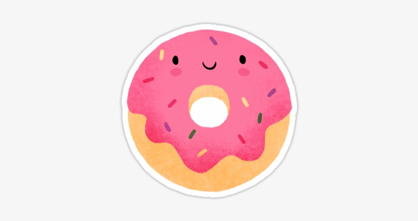 Happy Donut By Milkandcookies - Happy Donut, transparent png download