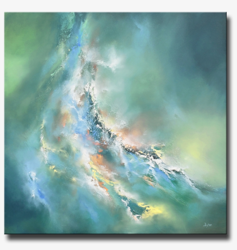 That Ocean Is Not Silent - Abstract Art, transparent png download