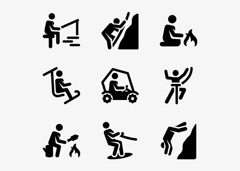 Adventure Human Pictograms, transparent png download