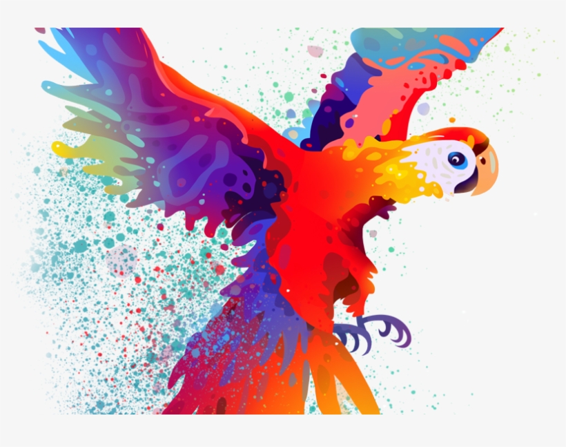 Gradient - Tayasui Sketches Parrot, transparent png download
