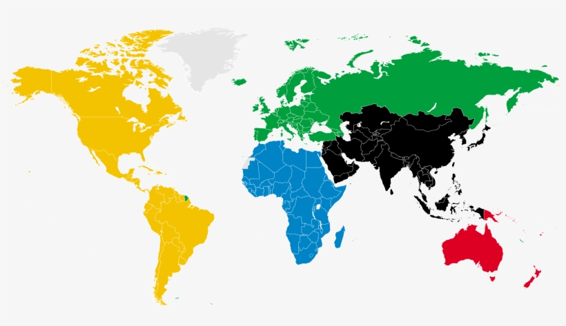 World Map Wsf - World Map Korea Map, transparent png download
