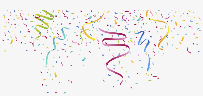 Clip Art Transparent Download Confetti Clipart Free - Art, transparent png download