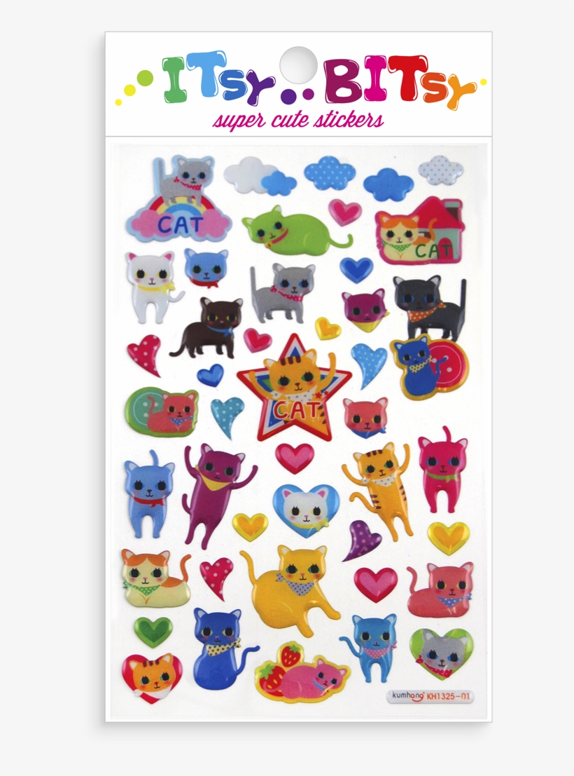 120 24 Itsy Bitsy Stickers Cat Eyes B V=1523819302 - Itsy Bitsy Stickers - Cat Eyes, transparent png download