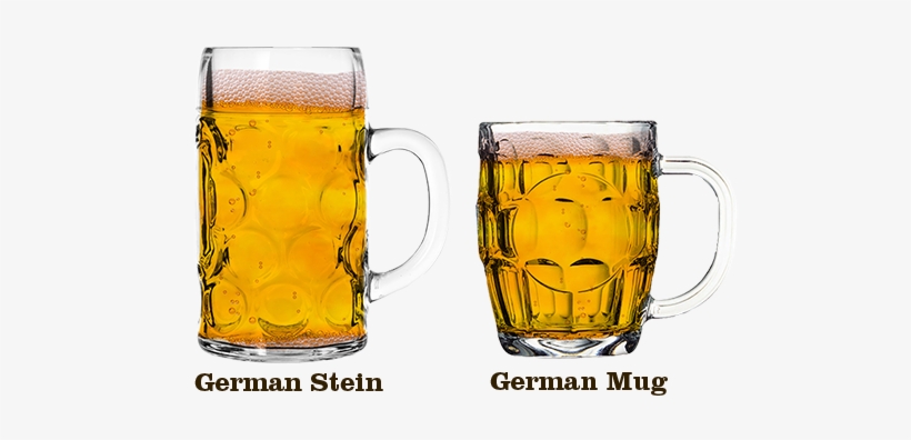 Glassware 1 The Germans - Oktoberfest Mug 1 Liter, transparent png download