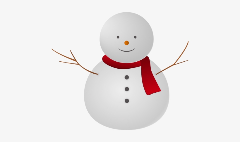 Snowman Vector Png Transparent Image - Snow Man Vector Png, transparent png download