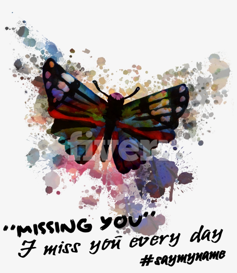 Do Unique Watercolor Tshirt Design For You And Your - Monarch Butterfly, transparent png download