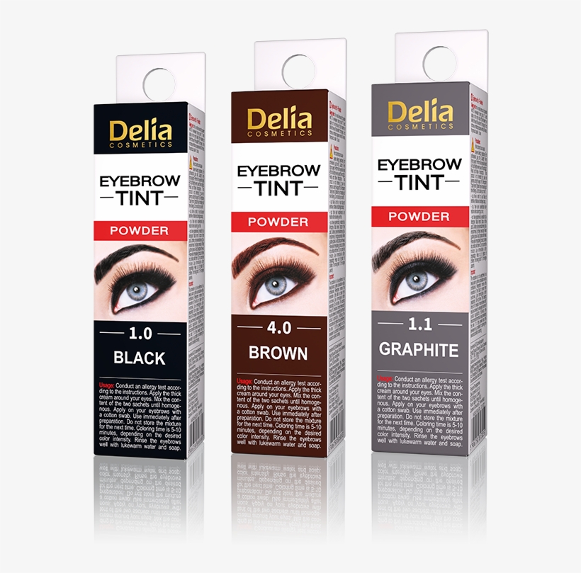 Traditonal Eyebrow Color - Delia Cosmetics Traditional Eyebrow Color - Graphite, transparent png download
