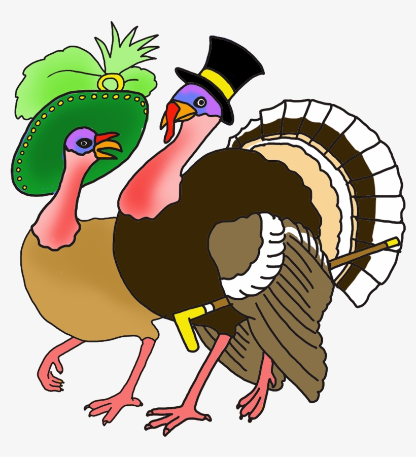 Turkey Couple Thanksgiving Parade - Thanksgiving, transparent png download
