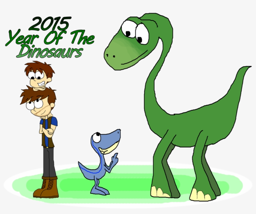 The Year Of The Dinosaurs - Drawing, transparent png download