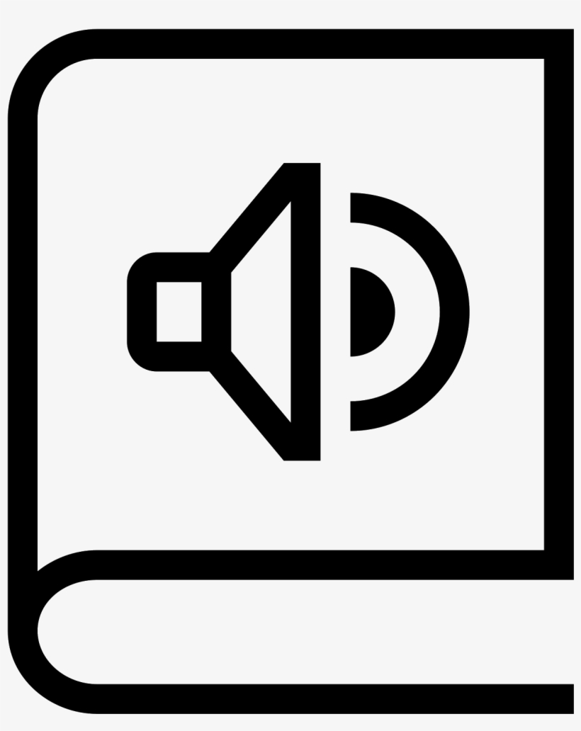 Audio Book Icon - Audio Book Icon Png, transparent png download