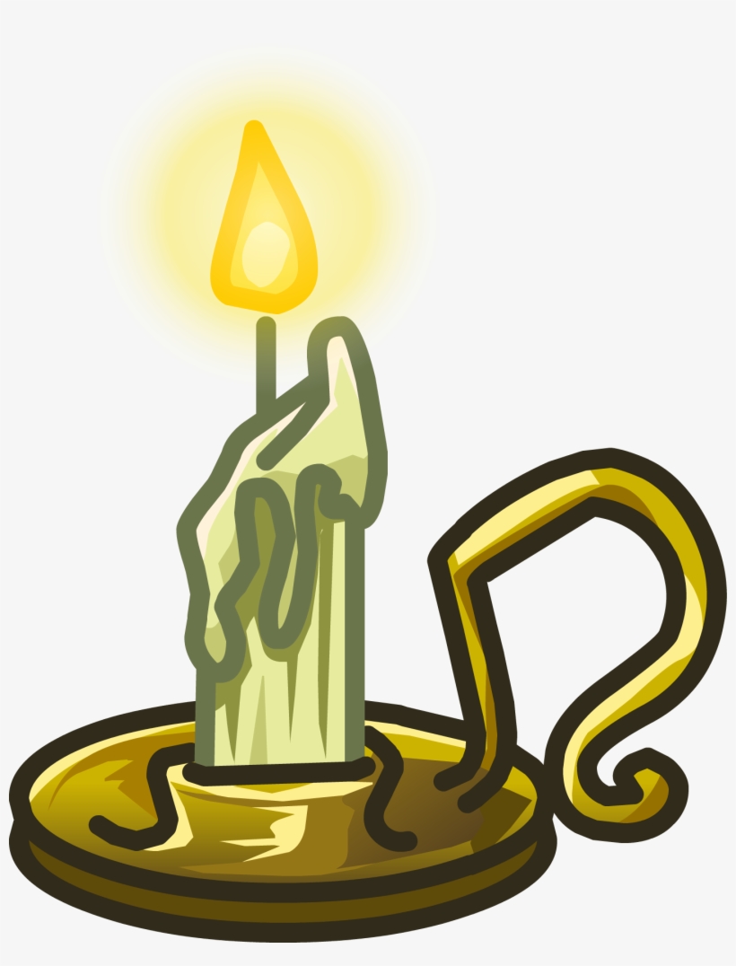 Creepy Candle Icon - Clip Art, transparent png download