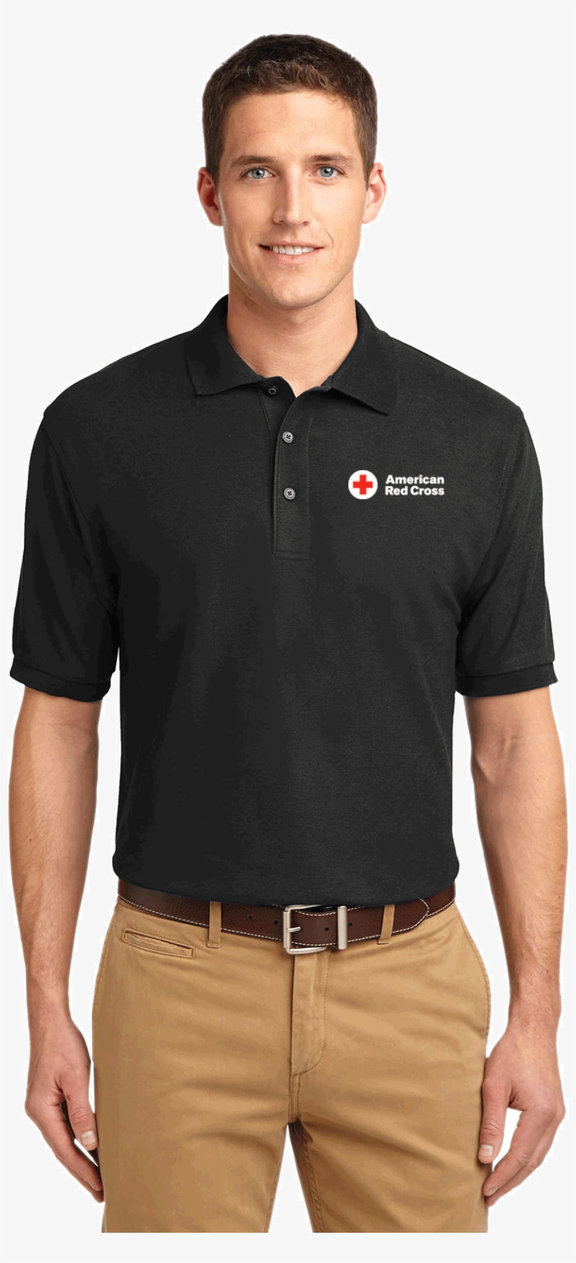 Men's Cotton Polo Shirt Men's Cotton Polo Shirt Men's - Port Authority Tall Silk Touch Polo-tlk500, Red, transparent png download