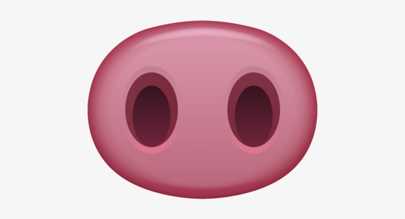 Download Pig Nose Emoji Icon - Pig Emoji, transparent png download