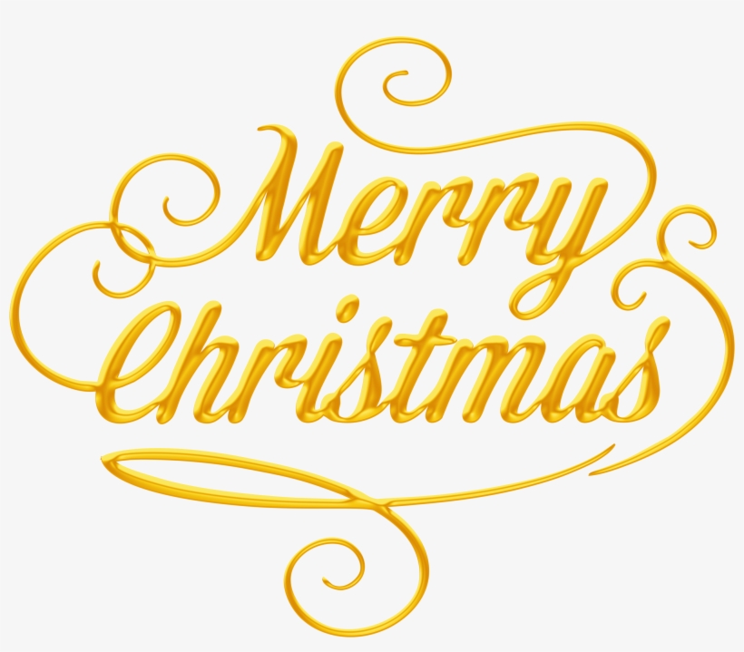 Merry Christmas Png Text - Merry Christmas Round Ornament, transparent png download