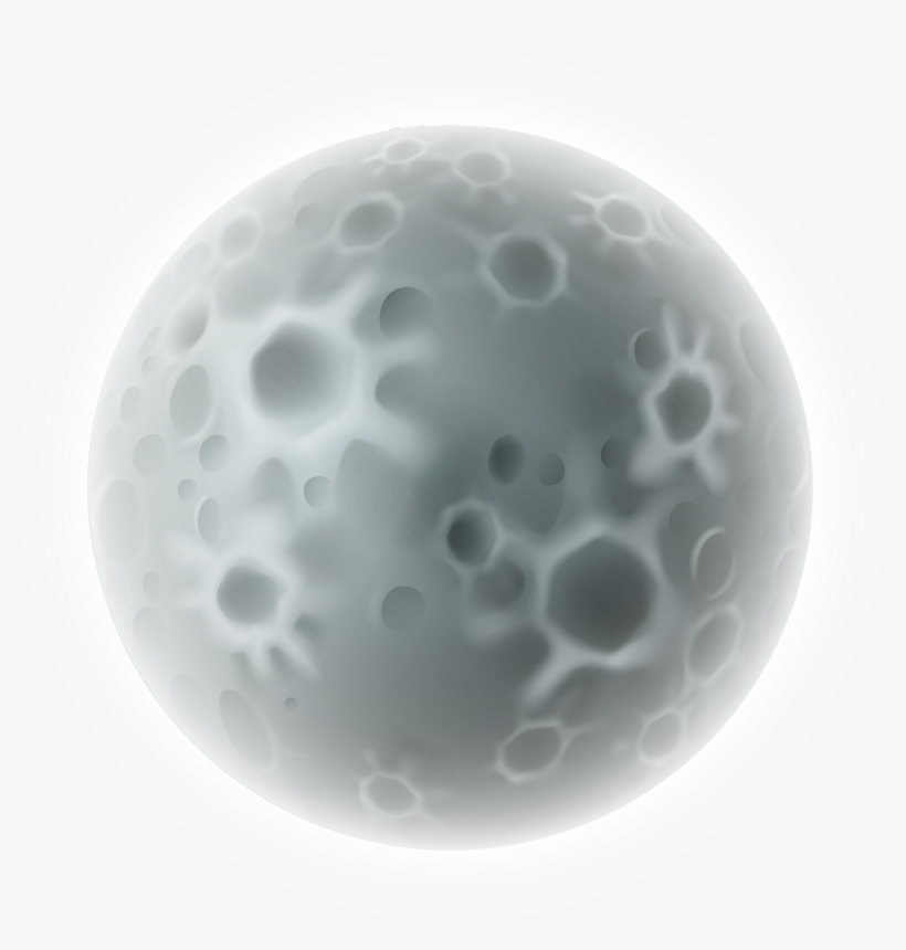 Transparent Realistic Moon Png Clipart Picture - Clip Art, transparent png download