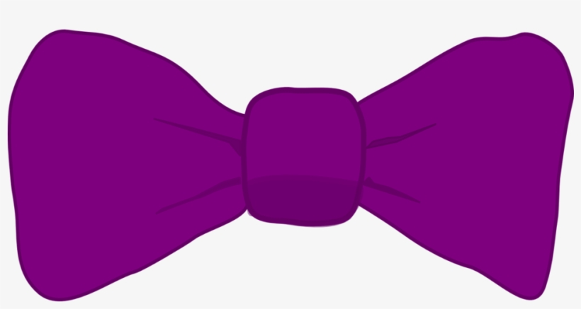 Bow Tie Clipart Ribbon Tie - Purple Bow Tie Clipart, transparent png download