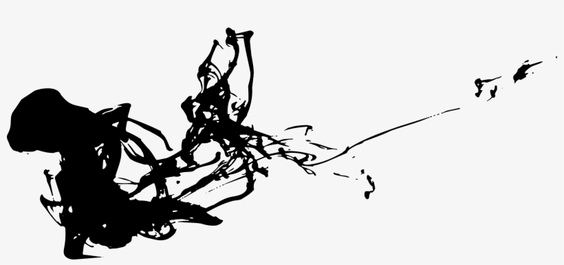 Big Image Png - Black Paint Smudge Png, transparent png download