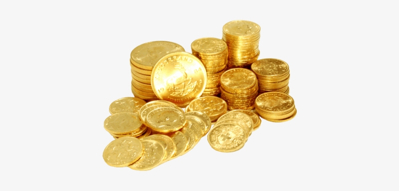 Coins Png Stickpng - Gold Coins, transparent png download