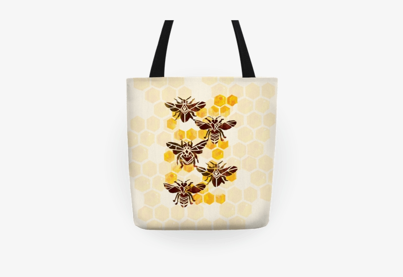 Bee Kingdom Tote - Bee Kingdom Tote Bag: Funny Tote Bag , Nature, Minimalism,, transparent png download