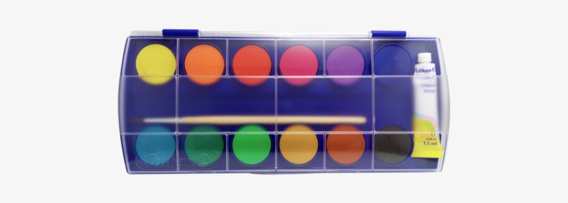 Paintbox F355/12/t11 Opaque 12 Colours - Watercolor Painting, transparent png download
