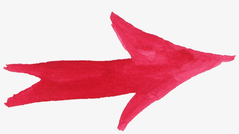 Free Download - Arrow Watercolor Png, transparent png download