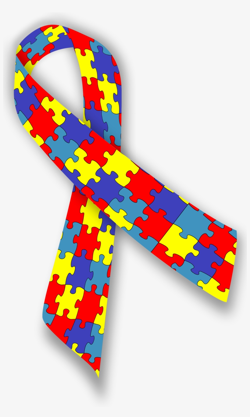 File Awareness Ribbon Png Vector Royalty Free Stock - Trastorno Del Espectro Autista Logo, transparent png download