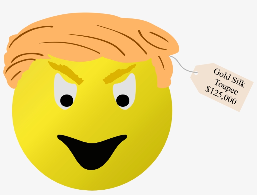 Smiley Icons Free And - Donald Trump Smiley Face, transparent png download