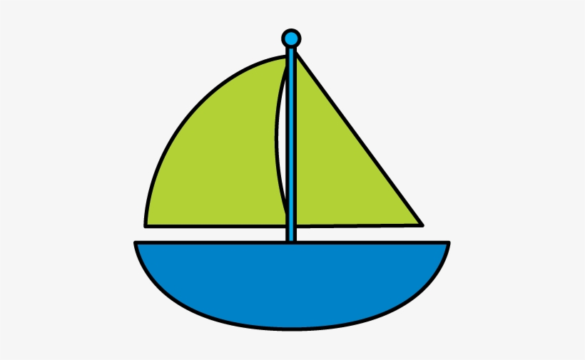Clip Art Images Blue - Sailboat Clipart, transparent png download