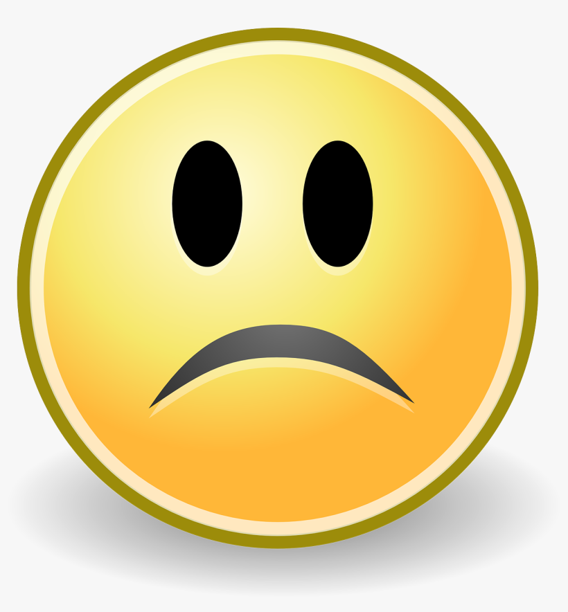 Sad Faces Clip Art Sad Face Emoji No Background Transparent PNG 
