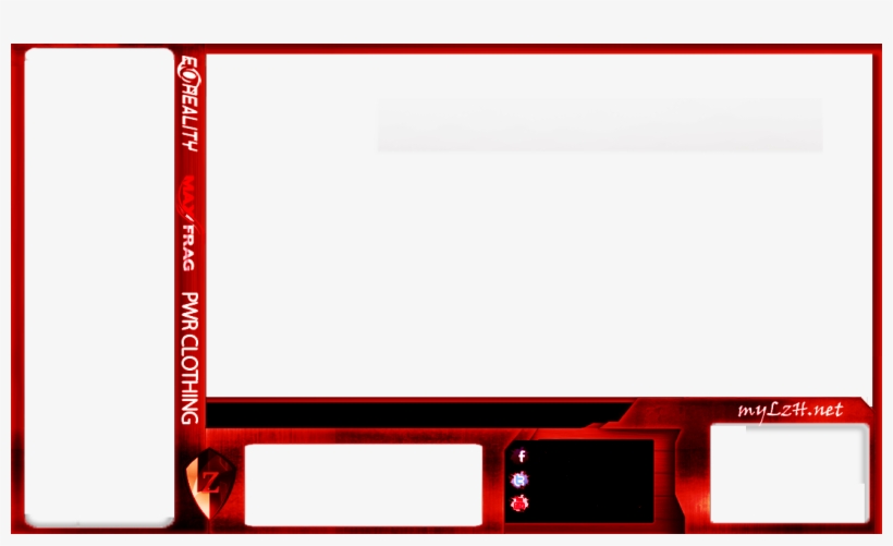 The Red Edited Speedrun Twitch Overlay Transparent PNG - Free Download on NicePNG