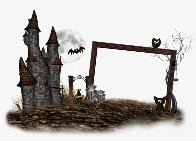 Halloween Cluster Frames Png, transparent png download