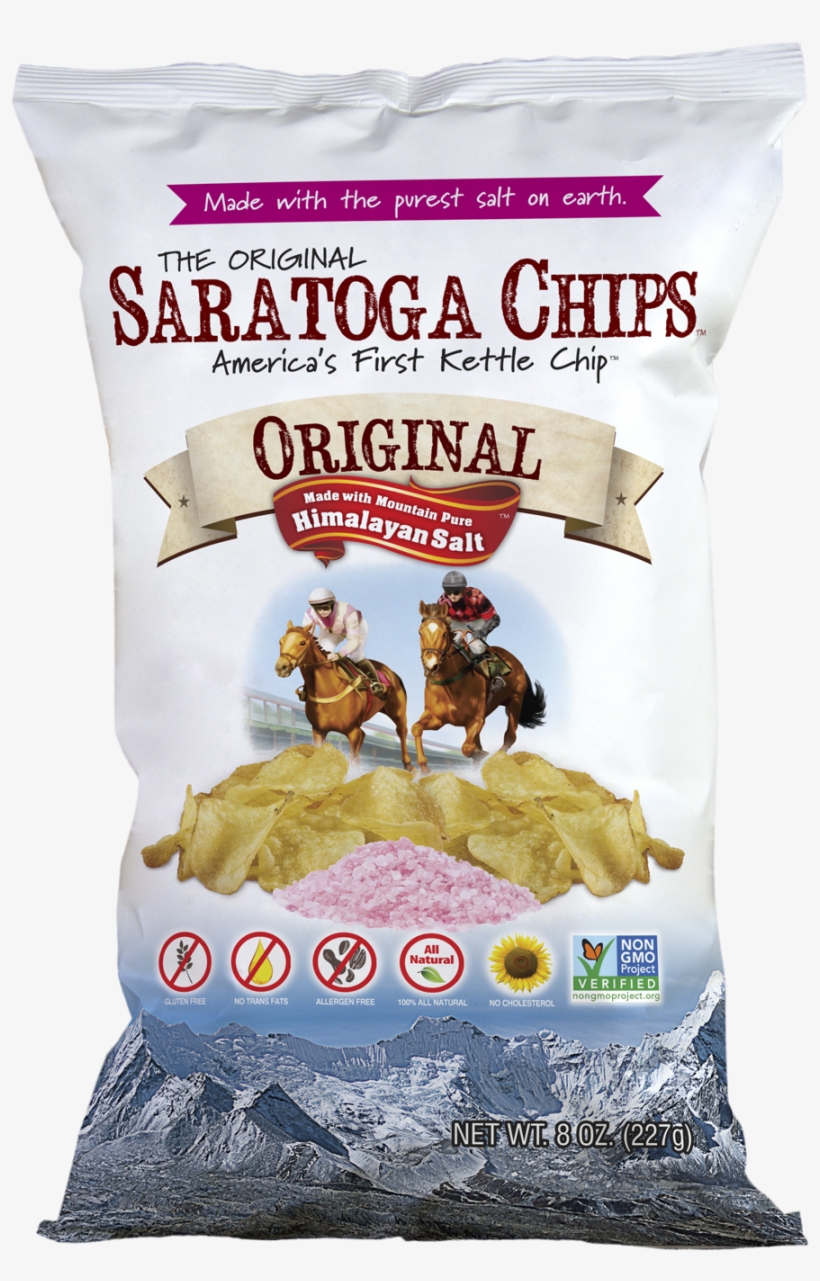 Original - Saratoga Chips Kettle Chips, Original - 8 Oz, transparent png download