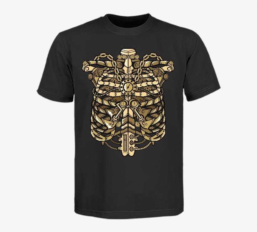 Steam Punk Rib Cage - T Shirt Steampunk, transparent png download