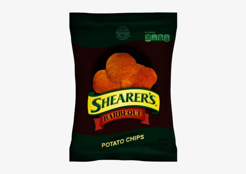 Bbq Potato Chips 1 Oz - Shearer's Foods, transparent png download