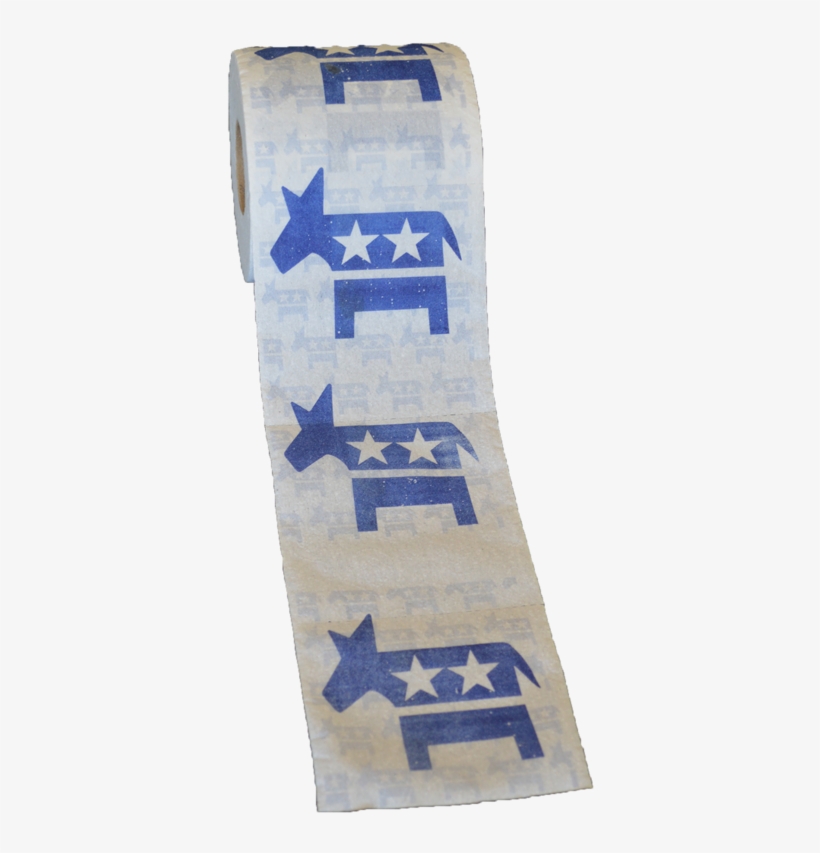 Democrat Donkey Printed Toilet Paper - Toilet Paper, transparent png download