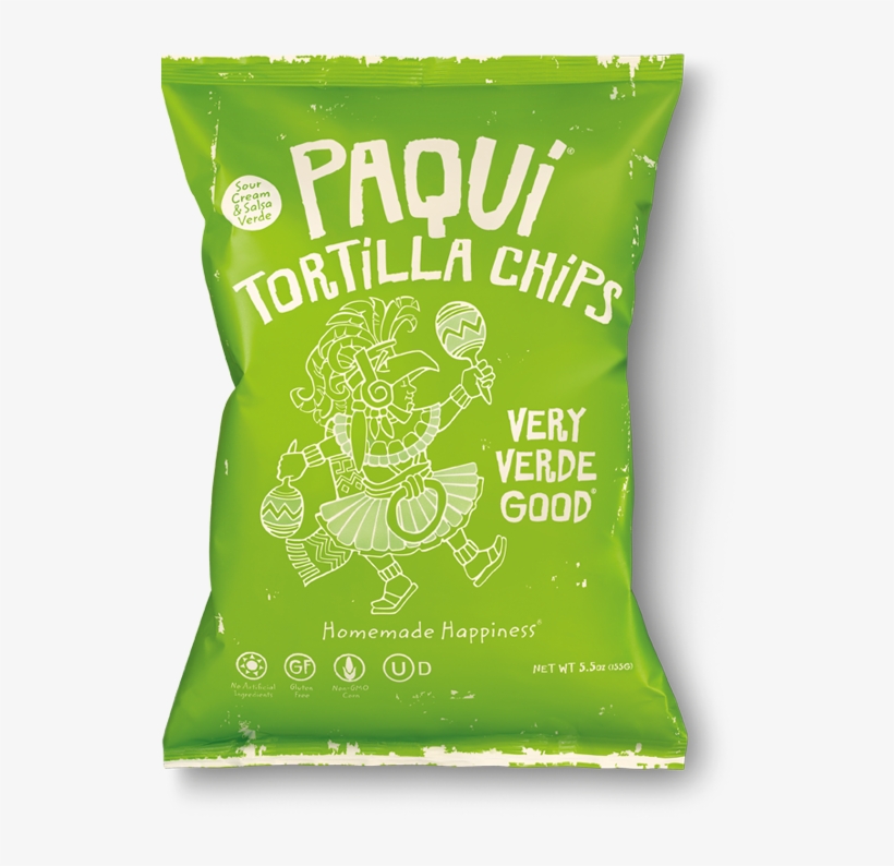 Paqui-chips - Paqui Tortilla Chips Very Verde Good (gluten Free,, transparent png download