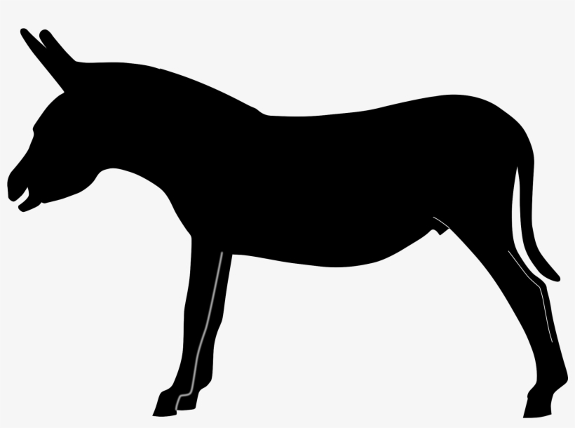 Donkey Silhouette2 Icons Png, transparent png download