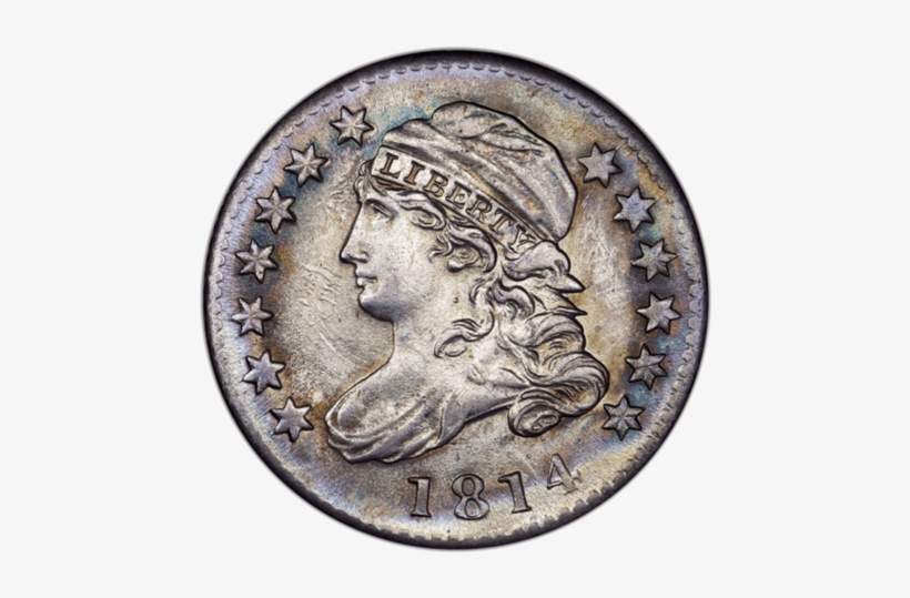 Bust Dime One-off List - Coin, transparent png download