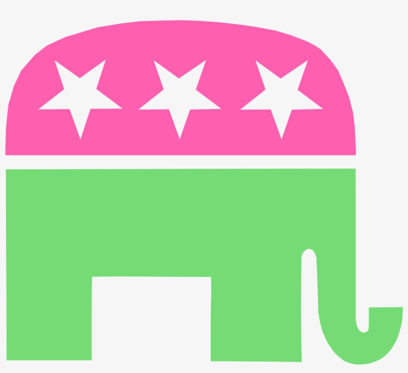 Gop Elephant Transparent Background - Republican Party, transparent png download