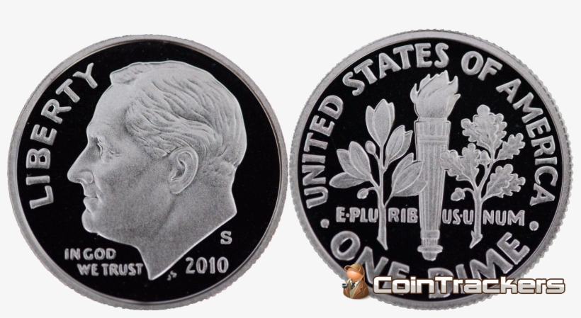 2012-s Roosevelt Silver Proof Dime, transparent png download